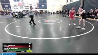 106 lbs Semifinal - Jake Shrader, Eastmont vs Dezmon Martinez, Sunnyside