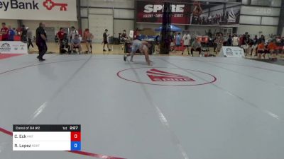 70 kg Consi Of 64 #2 - Connor Eck, Mat Town USA vs Rudy Lopez, Northern Colorado Wrestling Club