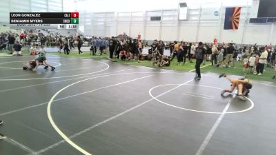 74 lbs Final - Leon Gonzalez, California Grapplers vs Benjamin Myers, Shootbox WC
