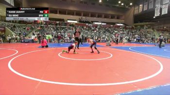 75 lbs Semifinal - Eli Benz, Benton Parks Youth Wrestling vs Kaige Leavitt, Panther Youth Wrestling-CPR