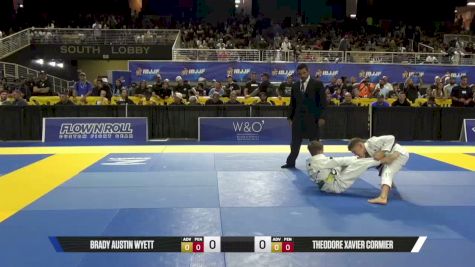 Brady Austin Wyett vs Theodore Xavier Cormier 2026 Pan Kids Jiu-Jitsu IBJJF Championship