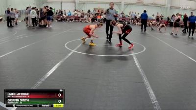 96 lbs Round 6 (8 Team) - Griffin Smith, Rebellion vs Liam LaForge, Mat Assassins Red