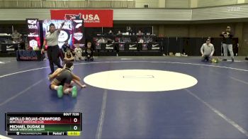 84 lbs 3rd Place Match - Apollo Rojas-Crawford, Bear Cave Wrestling Club vs Michael Dudak Iii, Region Wrestling Academy