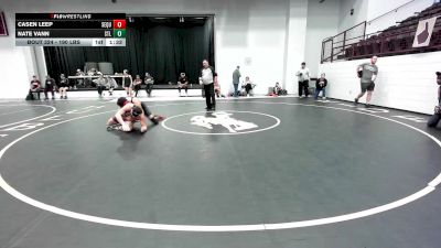 190 lbs Semifinal - Casen Leep, Sequoyah Tahlequah JH vs Nate Vann, Stilwell