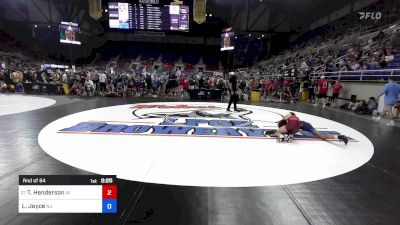 126 lbs Rnd Of 64 - Ty Henderson, IN vs Lazarus Joyce, NJ