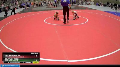 49 lbs Cons. Semi - Jayden Stanley, Cottage Grove Wrestling Club vs Grayson Parr, Sweet Home Mat Club