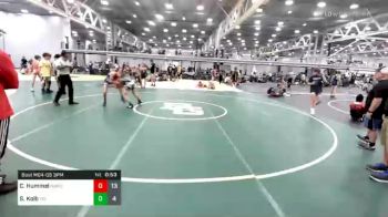 98 lbs Semifinal - Caleb Hummel, Northampton vs Seth Kolb, Triumph