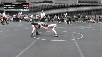 84 lbs Round 2 (8 Team) - Gunnar Flythe, Capital City WC vs Aria Bushaw, SC United