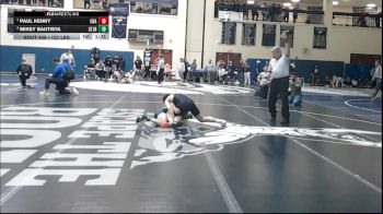 127 lbs Final - Paul Kenny, Christian Brothers Academy vs Mikey Bautista, St. Joseph Regional