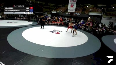170 lbs Chloe Cox, NAWA - North Area Wrestling Association vs Katherine Herrera, OCWA - Orange County Wrestling Association