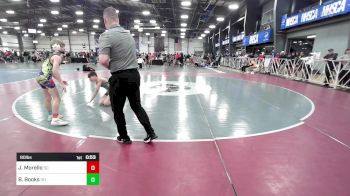 80 lbs Round Of 32 - Jonah Morello, SC vs Bryce Books, OH