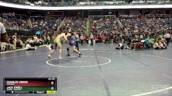2A 215 lbs Cons. Round 2 - Charles Greer, Madison vs Jack Ewell, Ayden - Grifton