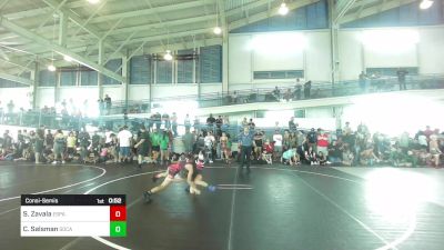 88 lbs Consolation - Scarlett Zavala, Espana Wrestling vs Ciana Salsman, SoCal Grappling