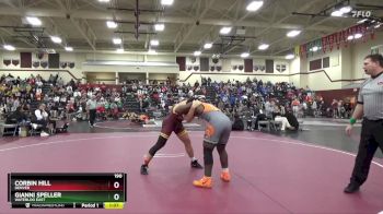 190 lbs Cons. Round 2 - Gianni Speller, Waterloo East vs Corbin Hill, Denver