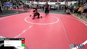 73-80 lbs Rr Rnd 1 - Tucker Yount, Prairie Grove Youth Wrestling vs Mason Gibson, Owasso Takedown Club