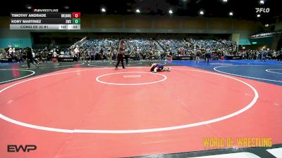 108 lbs Consi Of 32 #1 - Timothy Andrade, BULLDOG WRESTLING CLUB vs Koby Martinez, Sonoma Wrestling Club