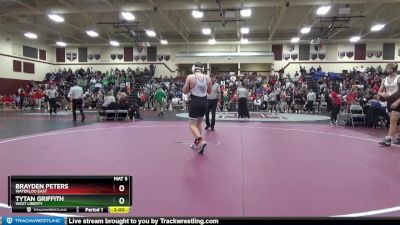 182 lbs Round 1 - Brayden Peters, Waterloo East vs Tytan Griffith, West Liberty