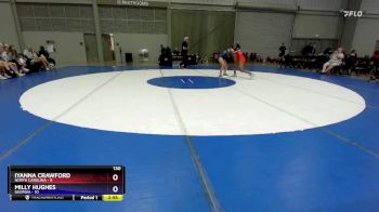 130 lbs Round 2 (4 Team) - Iyanna Crawford, North Carolina vs Milly Hughes, Georgia