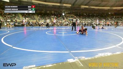 64 lbs Consi Of 16 #1 - Caleb Romero, Manu WC vs Larenz Ingram, Team Of Hard Knox