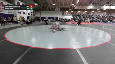 149 lbs Champ. Round 1 - Jacob Sinn, Missouri Baptist University vs Donovan Johnston, Northwestern (Iowa)