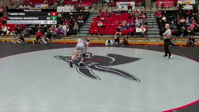 133 lbs Cons. Round 1 - Aiden Pina, Avila vs Marshal Mansfield, Northeastern Oklahoma A&M