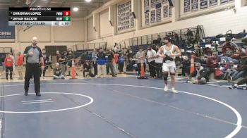 175 lbs 3rd Place - Christian Lopez, Fairfield Warde vs Devan Bacote, Maloney