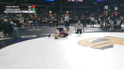 140 lbs Quarterfinal - Ivana Cuellar, Downey (SS) vs Sumaya Lazaro, Northview (SS)