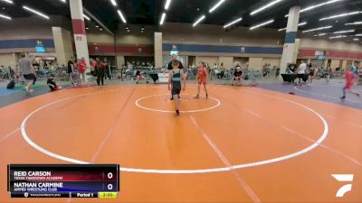 78 lbs Cons. Semi - Reid Carson, Texas Takedown Academy vs Nathan Carmine, Amped Wrestling Club