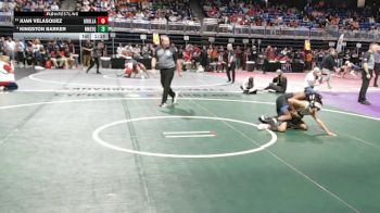 5A 106 lbs Champ. Round 1 - Juan Velasquez, Rio Grande City Grulla vs Kingston Barker, North Mesquite