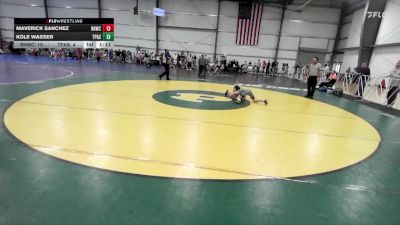 92 lbs Round 2 (10:30am Friday) - Kole Wasser, PA Silver vs Maverick Sanchez, Rough House W.C.