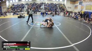 144 lbs Cons. Round 2 - Jaymin Saunoris, Riverview (Sarasota) vs Bryson Thompson, Winter Haven