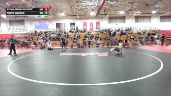 107 lbs Consolation - Alyvia Meigh Schultz, Goffstown vs Shaye Watson, Windham