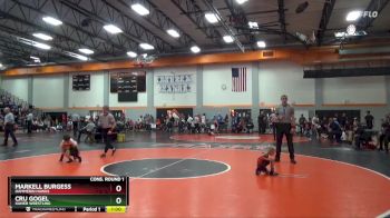 SPW-4 lbs Cons. Round 1 - Markell Burgess, Hammerin Hawks vs Cru Gogel, Xavier Wrestling