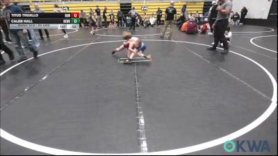 60 lbs 3rd Place - Titus Trujillo, Raw Wrestling Club vs Caleb Hall, Newkirk Takedown Club