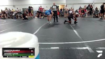 182 lbs Finals (2 Team) - Langston Blakely, Glasgow WA vs Anthony Lucian, Team 302 Gold