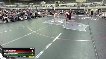 285 lbs Round 2 (4 Team) - Joey Herbert, Loyola Academy vs Noah Ackerman, Northfield