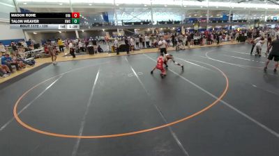 120 lbs Champ. Round 4 - Mason Rohe, Unattached vs Talon Weaver, Unattached