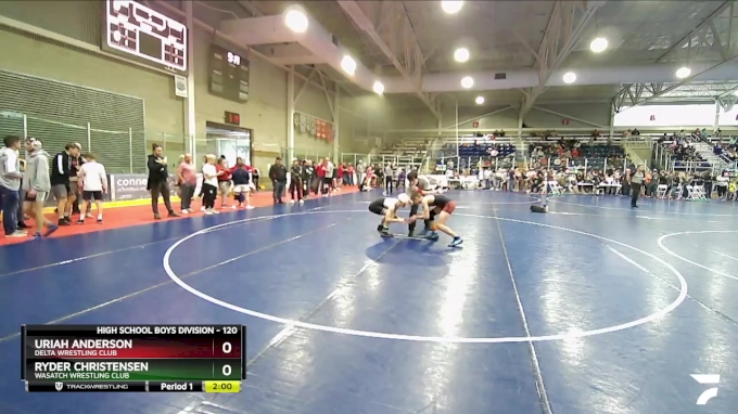 120 lbs Cons. Round 3 - Ryder Christensen, Wasatch Wrestling Club vs ...