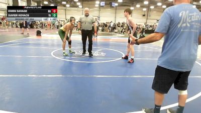 126 lbs Round Of 256 - Owen Savage, MA vs Xavier Kovacs, VA