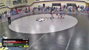 125 lbs Cons. Semi - Noah Hodges, Alderson Broaddus vs James Huntsman, Siena Heights