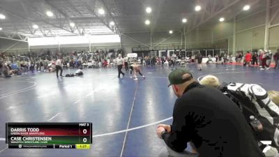 77 lbs 2nd Place Match - Darris Todd, Green River Grapplers vs Case Christensen, Wasatch Wrestling Club