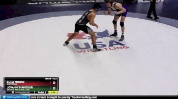 152 lbs Quarterfinal - Luca Moore, California vs Jovanni Mansour, Granite Wrestling Club