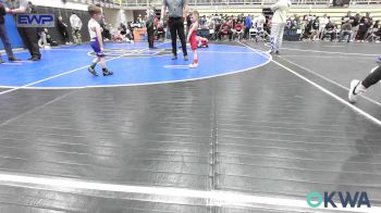 45 lbs Consi Of 8 #1 - Kasen Jones, Kingfisher vs Gunner Wilson, Buck Pride Wrestling