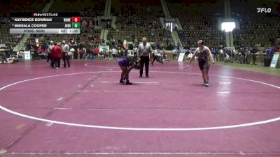 1-5A 235 Cons. Semi - Mikeala Cooper, J.U. Blacksher vs Kaydence Bowman, Walter Wellborn
