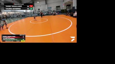 42 lbs Round 4 - Everly Magallanes, Dumas Wrestling vs Valeria Gutierrez, Gracie Barra Westchase Wrestling Club