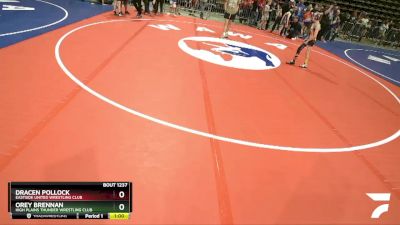 67 lbs Champ. Round 1 - Dracen Pollock, Eastside United Wrestling Club vs Orey Brennan, High Plains Thunder Wrestling Club