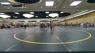 52 lbs Consolation - True Liam Valez Cormier, Team Aggression vs Elle Plouffe, Mid Valley Wolves Wr Ac