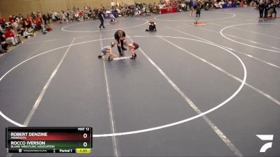 57-63 lbs Semifinal - Robert Denzine, Minnesota vs Rocco Iverson, Blaine Wrestling Association