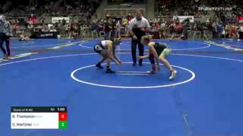 110 lbs Consolation - Bailey Thompson, Mulvane Jr WC vs Dulcy Martinez, Central Catholic