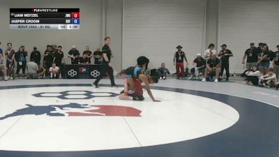 61 kg Cons. Rd Of 64 - Liam Neitzel, Jackrabbit Wrestling Club vs Jasper Croom, Sons Of Thunder